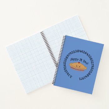 Happy Pi Day Pie Notebook by Egg_Tooth at Zazzle