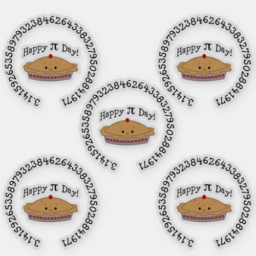 Happy Pi Day Pie  Sticker