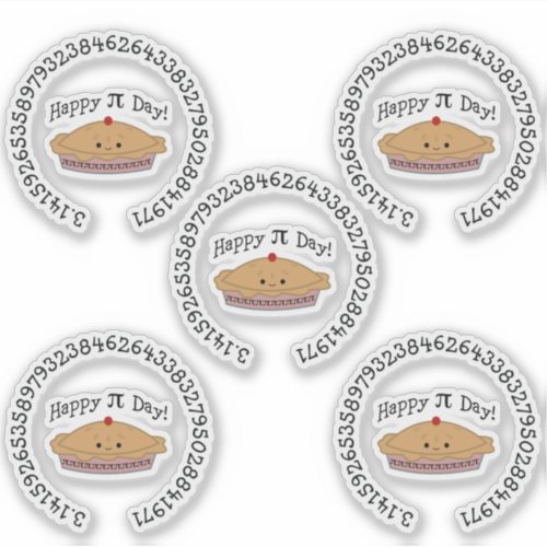 Happy Pi Day Pie  Sticker