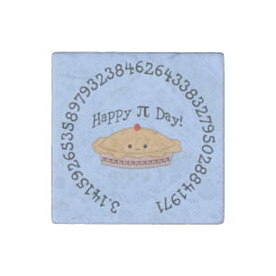 Happy Pi Day Pie Stone Magnet