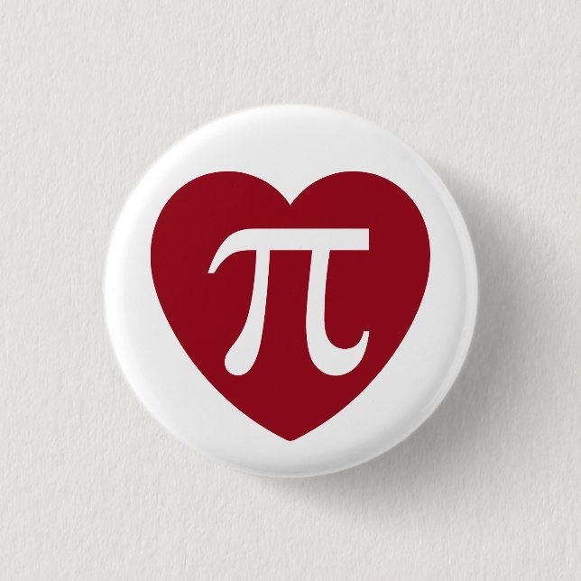 Happy Pi Day Pinback Button (Front)