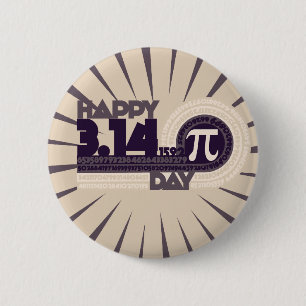 Happy Pi Day Pinback Button