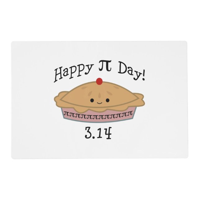 Happy Pi Day Placemat (Front)