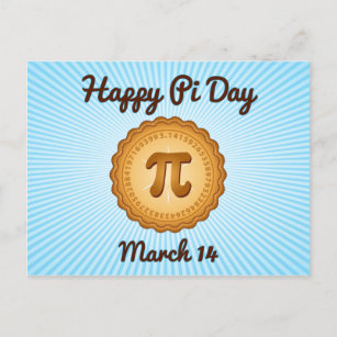Happy Pi Day Postcard