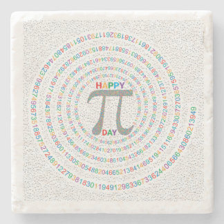 Happy Pi Day Poster – Modern Math Wall Art – 3.14 Stone Coaster