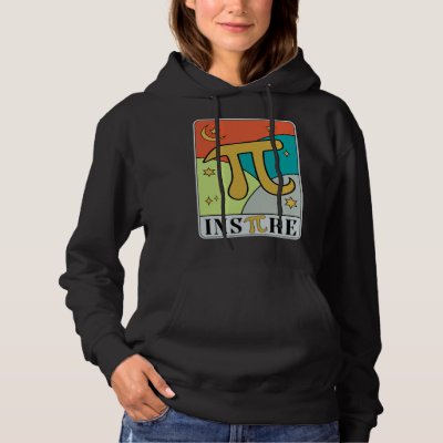 Happy Pi Day Retro Groovy Math Teacher Math Geek P Hoodie