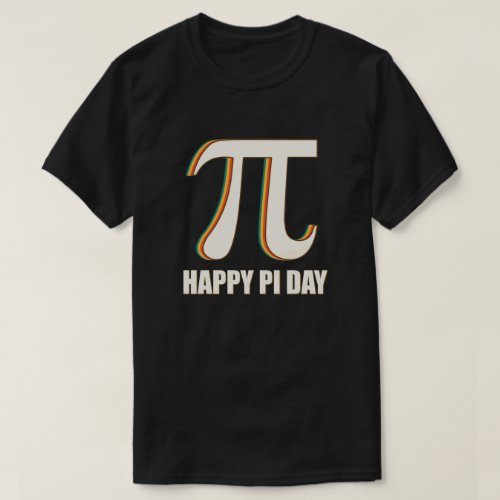 Happy Pi Day Retro Vintage Math Teacher Students T_Shirt