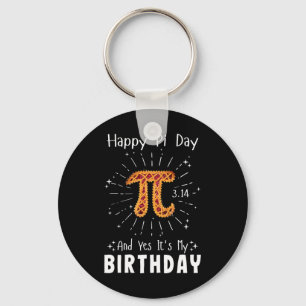 Happy Pi Day Tee Math Geek Birthday Cool Nerd Math Keychain