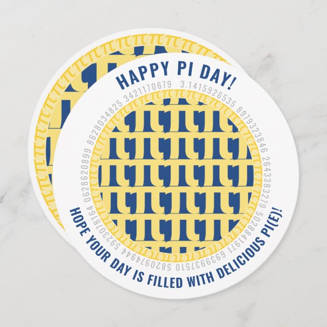 Happy Pi Day w/ 100+ Digits | Lattice Blueberry Pi (Front/Back)