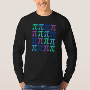 Happy Pi Day With Symbols For Math Teacher Science T-Shirt