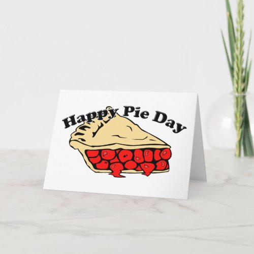 Happy Pie Day _ Cherry Pie Card