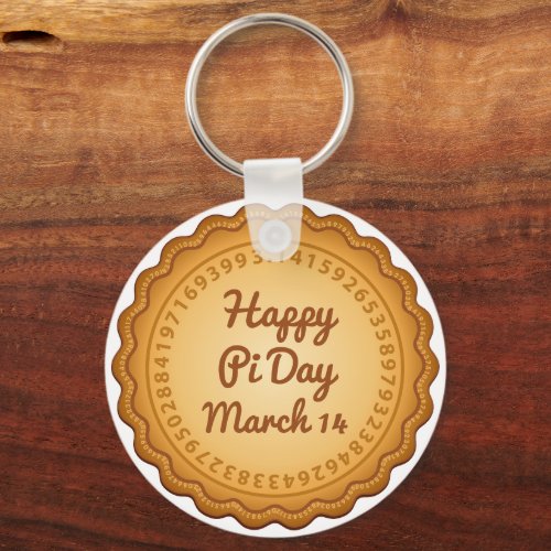 Happy Pie Day Keychain