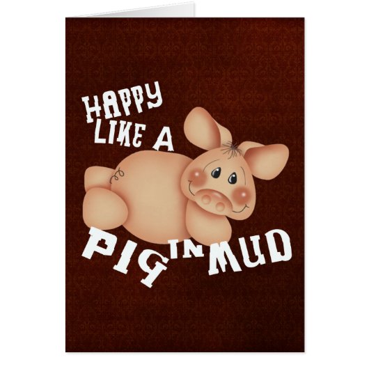 Happy Pig Cards (Front)