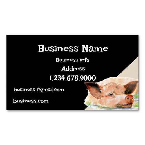 Happy Pig  Farm Animal Business Business Card