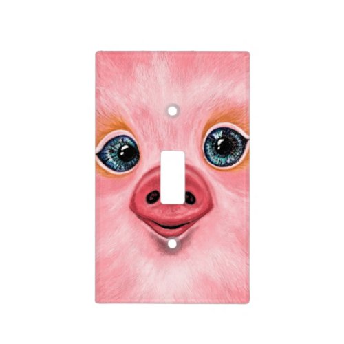 Happy Pig Funny Light Switch Cover _ Smile