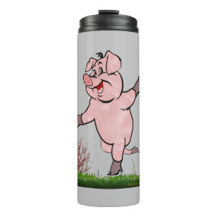 Happy Pig Thermal Tumbler