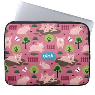 Happy Piglets In The Mud Electronics Bag