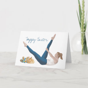 Happy Pilates Easter Card