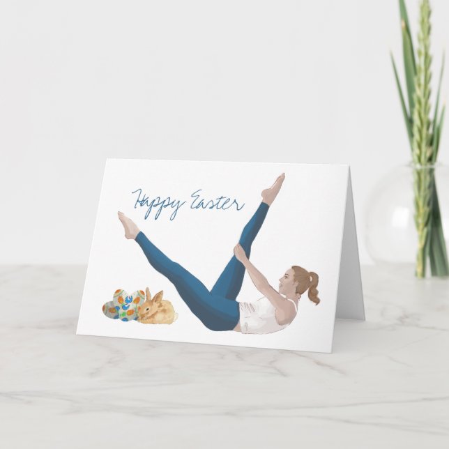 Happy Pilates Easter Card (Front)