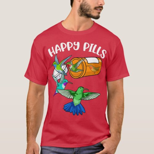 Happy Pills Hummingbird Gifts Women Hummingbird T_Shirt