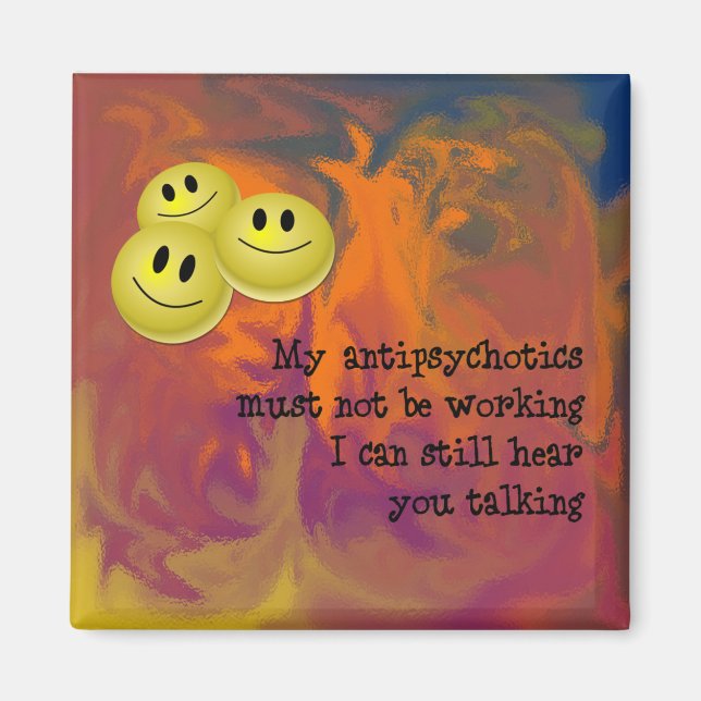 Happy Pills Magnet (Front)