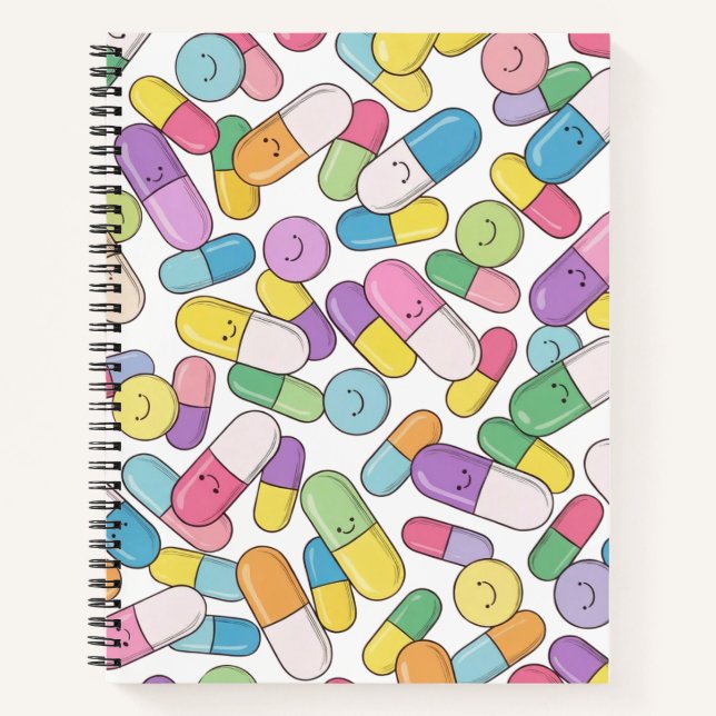 Happy Pills - Notebook (Front)