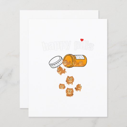 Happy Pills Pomeranian Premium (Front/Back)