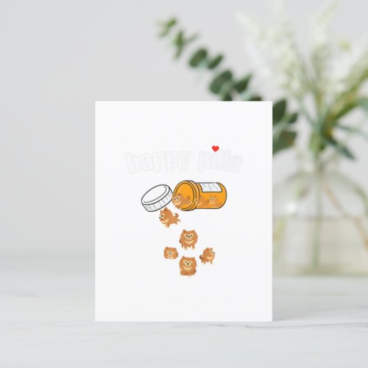 Happy Pills Pomeranian Premium (Standing Front)