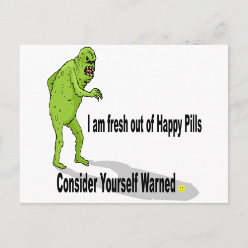 Happy Pills Postcard