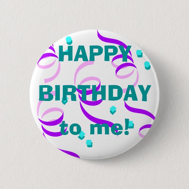 Happy! Pinback Button (Front)