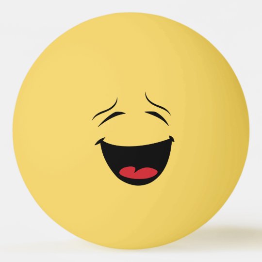 Happy Ping Pong Ball Zazzle Com