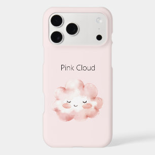 Happy Pink Cloud Eyelashes iPhone 17 Pro Max Case