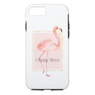 Happy Pink Flamingo iPhone 8/7 Case