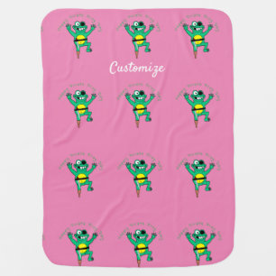 Happy Pirate Frog Day Thunder_Cove Baby Blanket