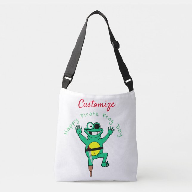 Happy Pirate Frog Day Thunder_Cove Crossbody Bag (Front)