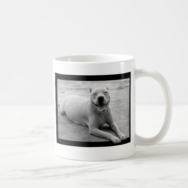 Happy pitbull mug (Right)