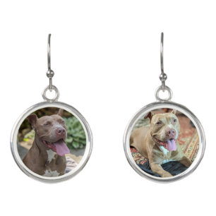 Happy Pitbull Photography  Earrings