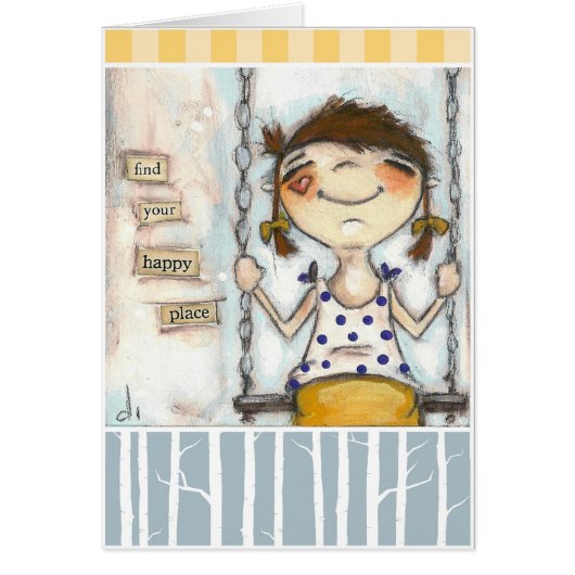 Happy Place - Blank Inside Cards (Front)