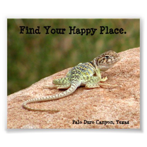 Happy Place Lizard Print