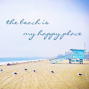 Beach Happy Saying Gifts On Zazzle
