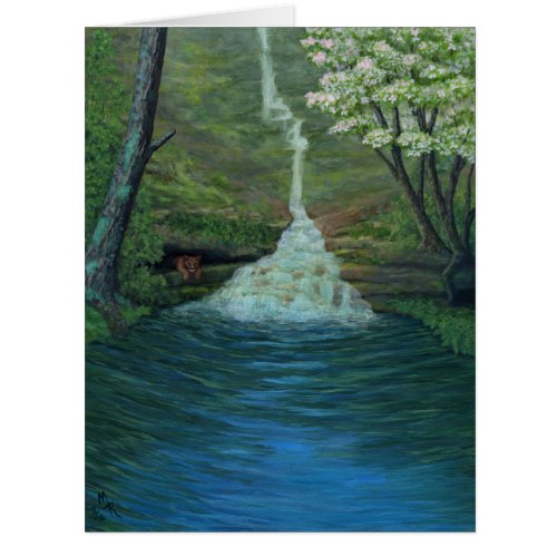 Happy Place _ Waterfall Painting