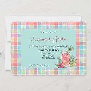 Happy Plaid Invitation