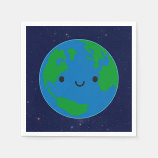 Happy Planet Earth Paper Napkins