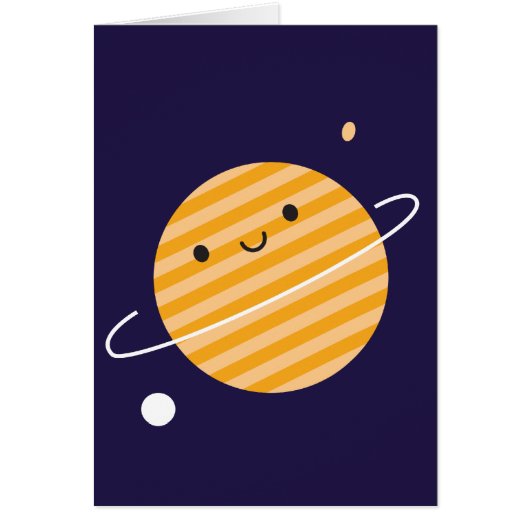 Happy Planet in Space Cards (Front)