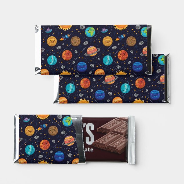 Happy Planets Chocolate Bars (Front)