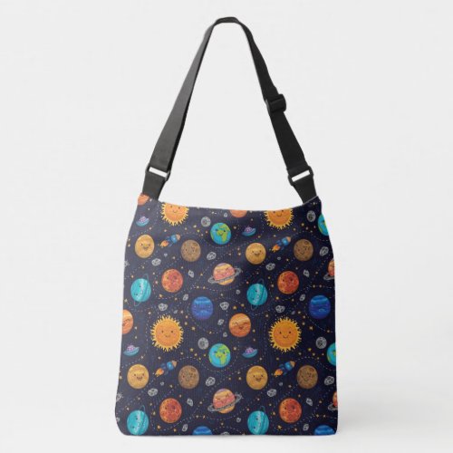 Happy Planets Cross_Body Bag