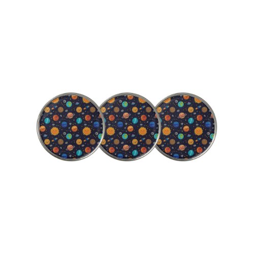 Happy Planets Golf Ball Markers