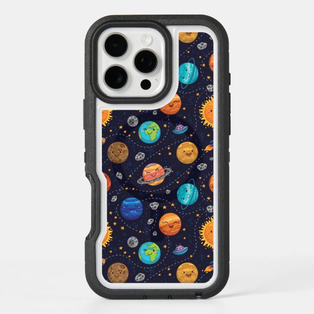 Happy Planets iPhone Case (Back)