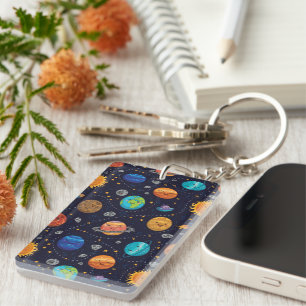 Happy Planets Keychain