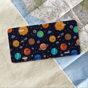 Happy Planets License Plate #2